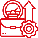 Icono de optimización del rendimiento